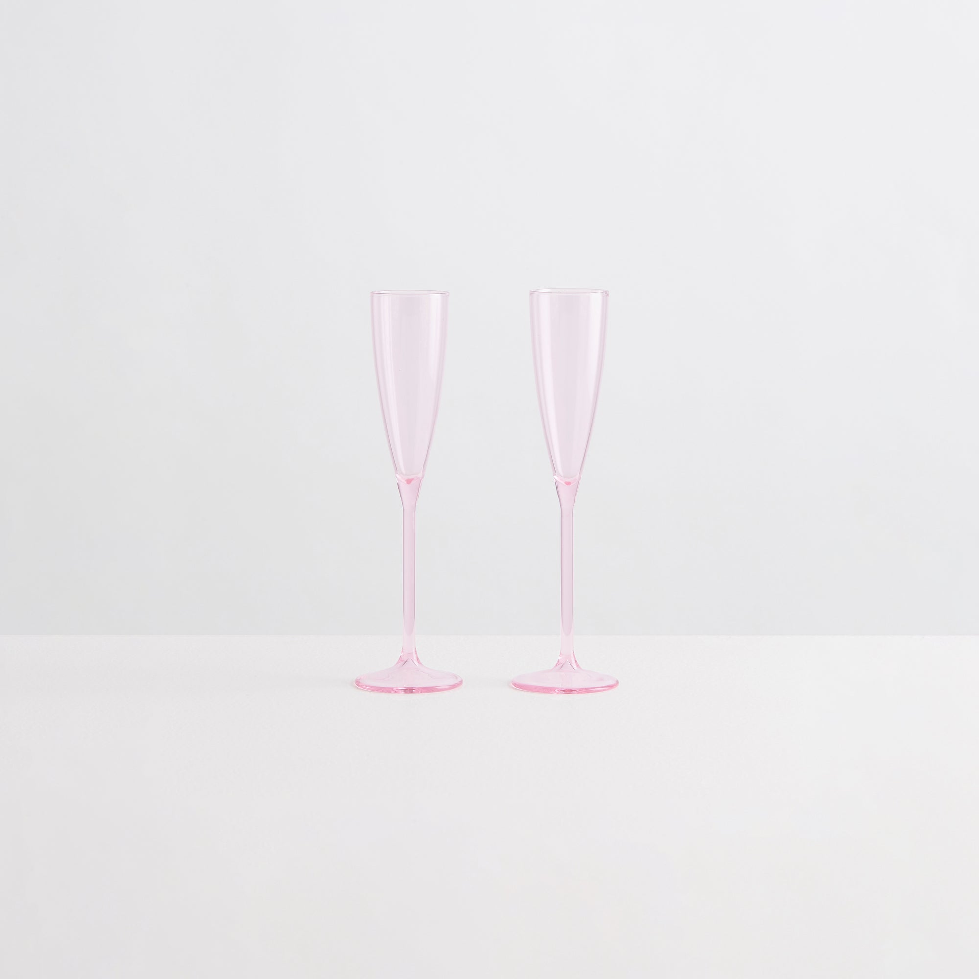Set Of 2 Champagne Flûtes | Pink