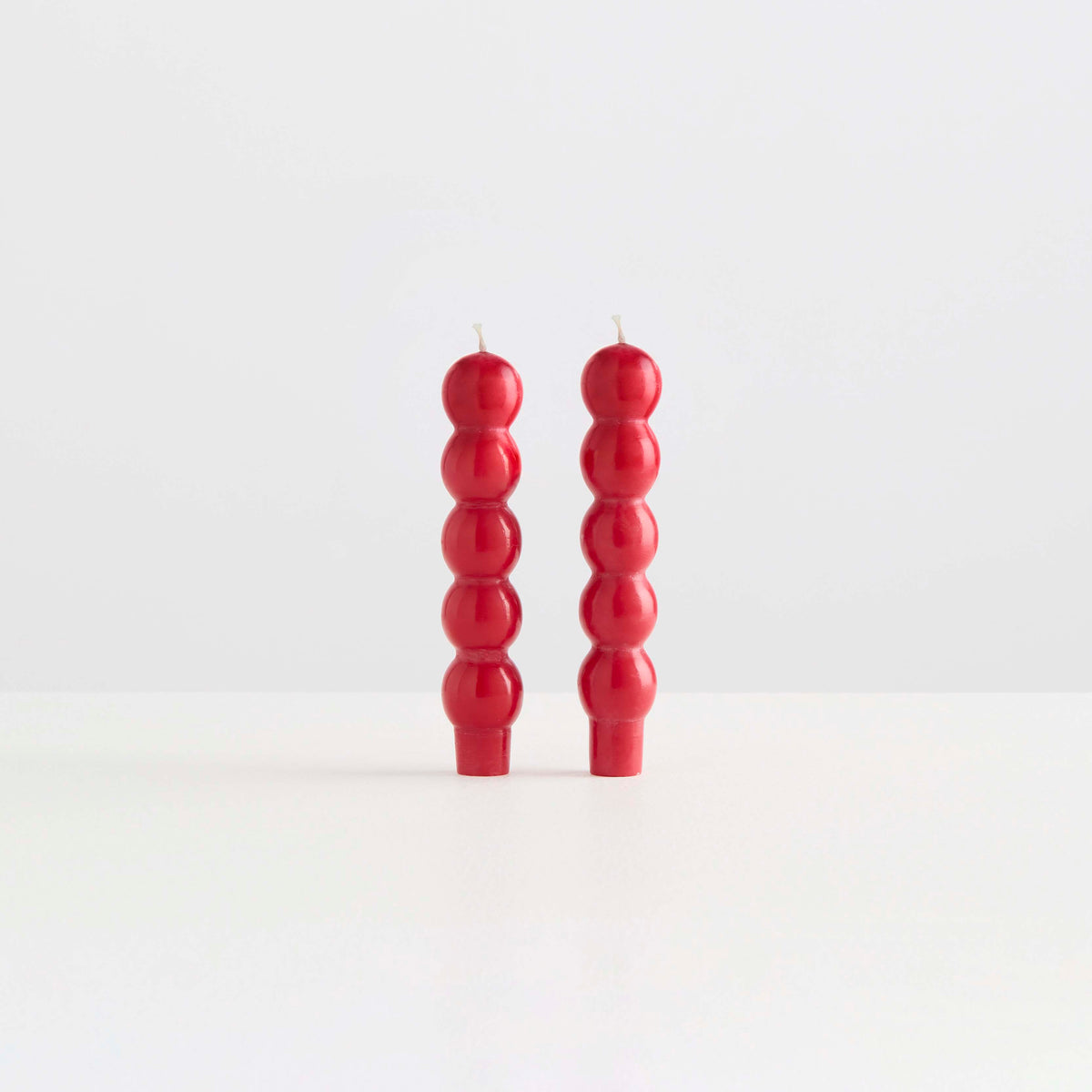 2 Volute Candles | Rouge